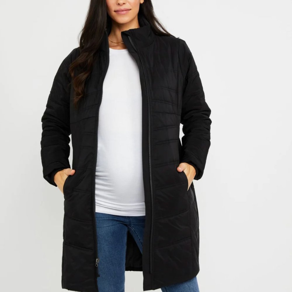 NWT - Motherhood Maternity Core Puffer Maternity Jacket